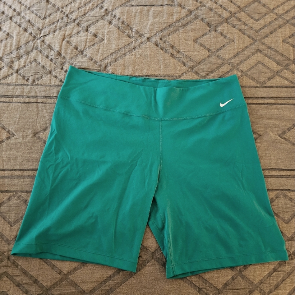 Green Nike Bike Short